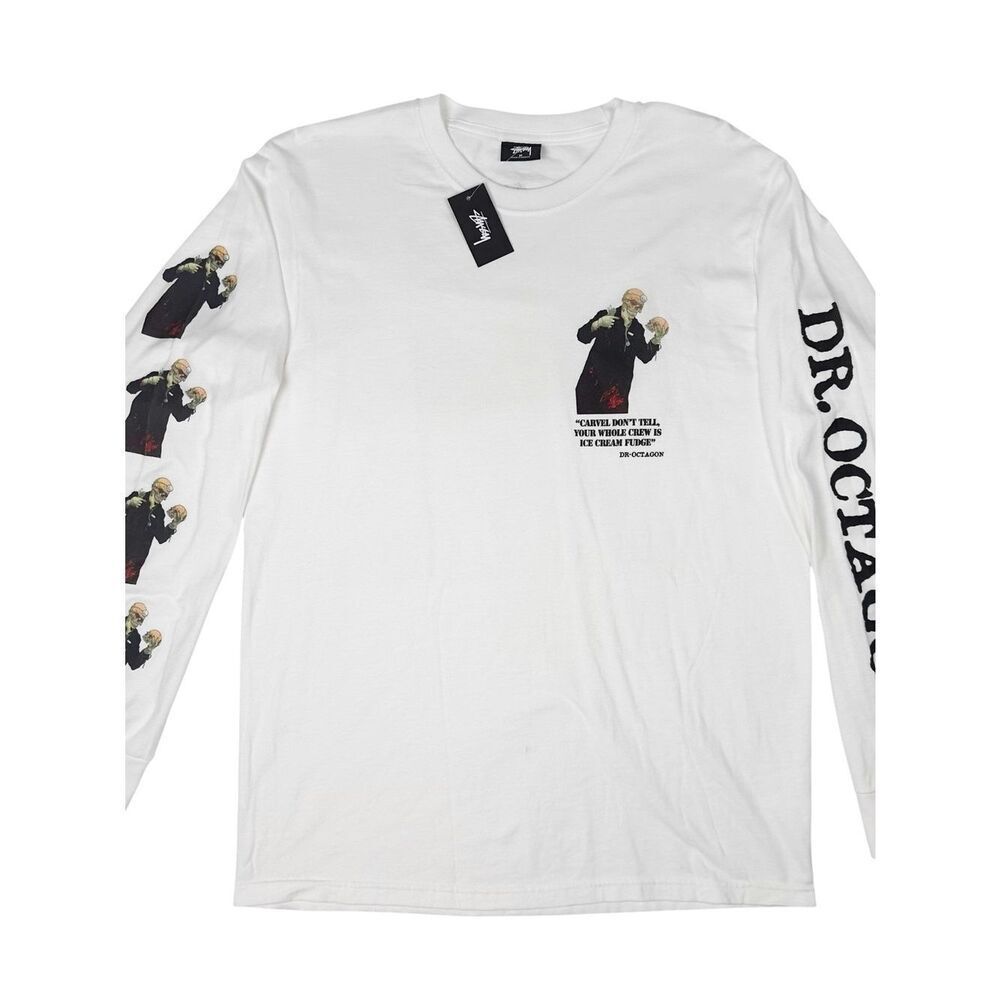Kool Keith Dr Octagon x Stussy Long Sleeve Shirt Size M Dr. Octagonecologyst